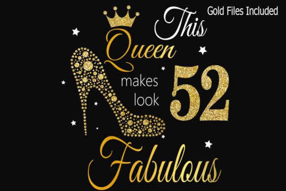 52nd Birthday Svg: A Fresh Graphic Design Asset for T-Shirt Designs & Marketing Visuals