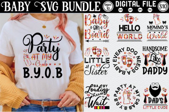 Baby Svg Bundle Graphics for T-Shirt Designs & Blog Visuals