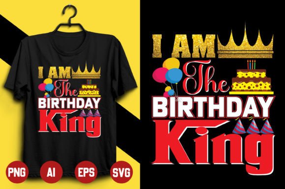Birthday T-shirt Design -12: Graphics & Print Templates for Digital Sellers