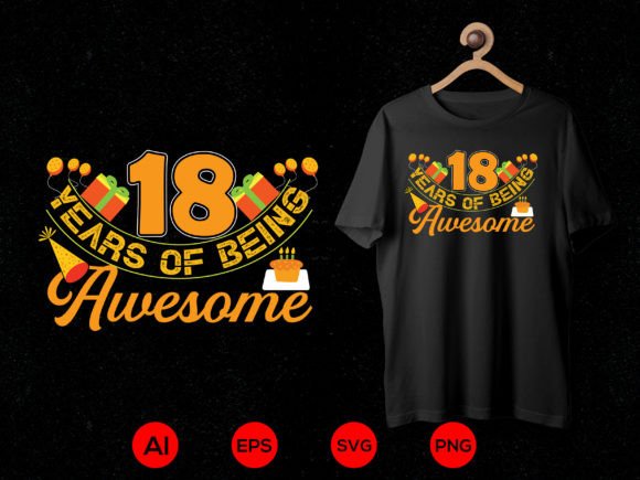 Birthday T-shirt Design 21 – A Fresh T-Shirt Design for Graphics-Driven Sellers