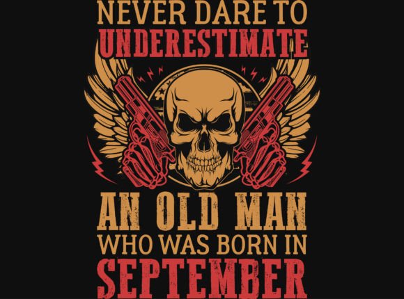 Born in September Birthdays T-shirt Design: A Designer’s Review for Real Client Projects