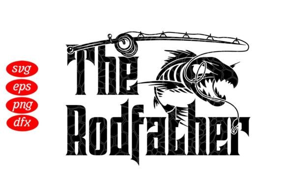 The Rodfather Svg: A Versatile Graphic for T-Shirt Designs & Marketing Visuals