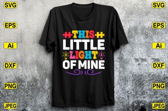 This Little Light of Mine T-Shirt Design – A Bright Graphic for Emotional Branding