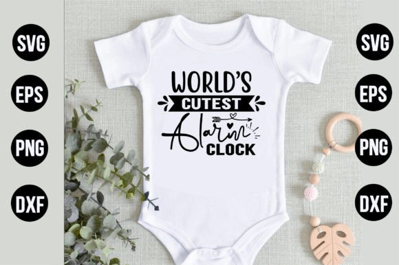 World’s Cutest Alarm Clock Graphics for T-Shirt Designs & Craft Projects