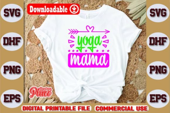 Yoga Mama: A Fresh Graphic Design Asset for Lifestyle and Wellness Blogging